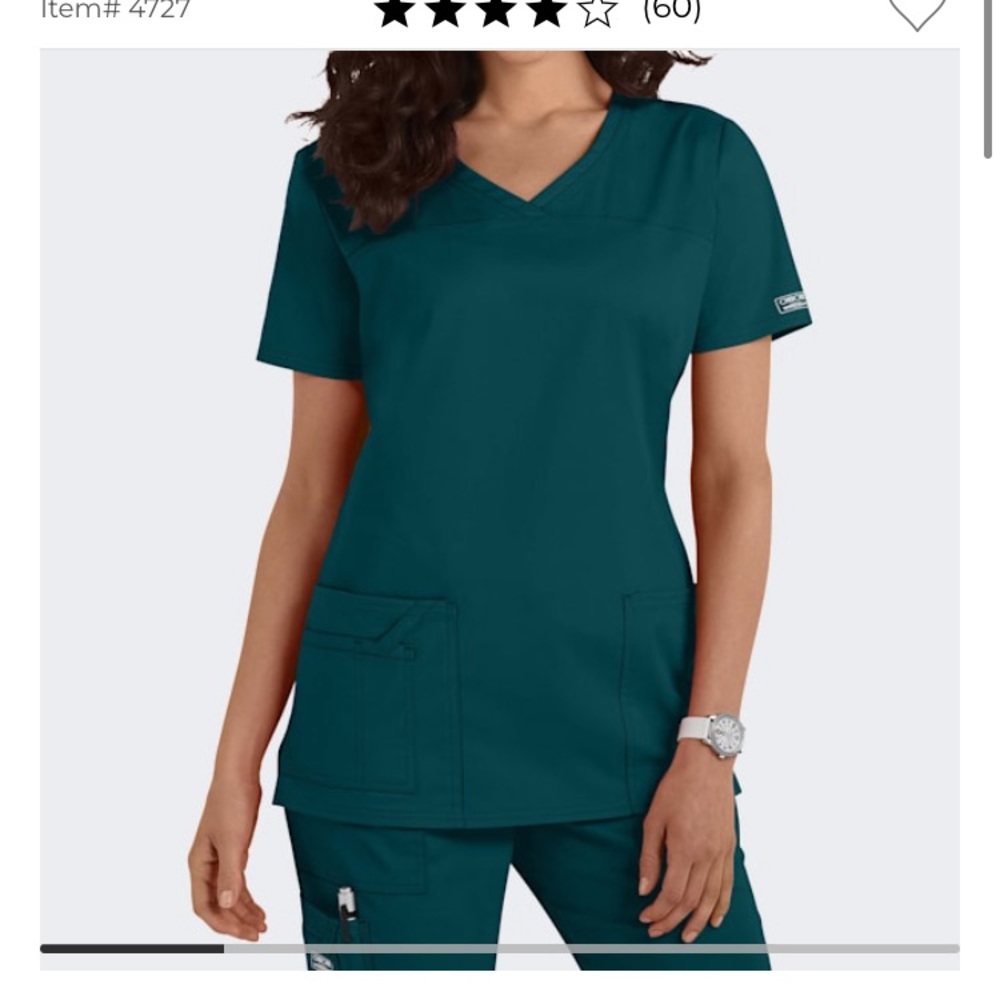 NWT Cherokee core stretch scrub top